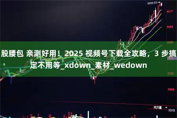 股腰包 亲测好用！2025 视频号下载全攻略，3 步搞定不用等_xdown_素材_wedown